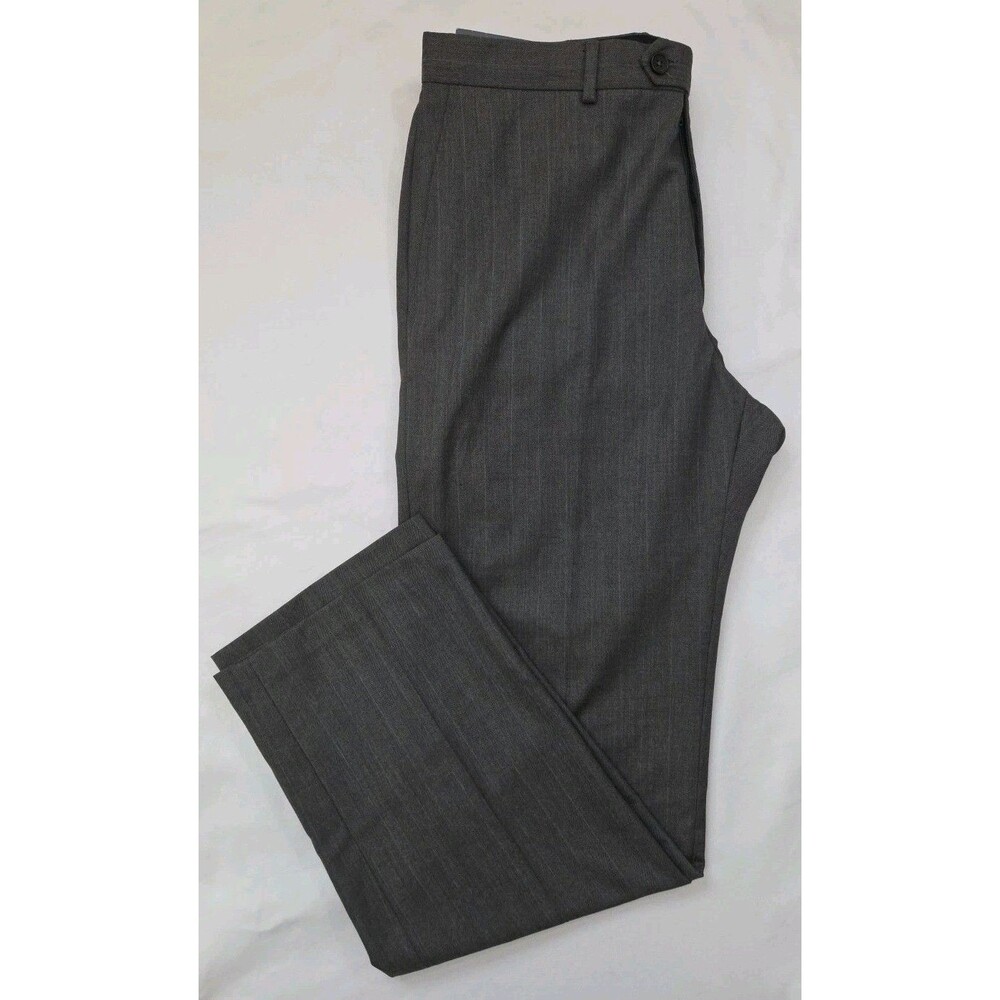 NWT John Bartlett Statements Dress Pants Mens 34x32 Brown Classic Fit Flat Front